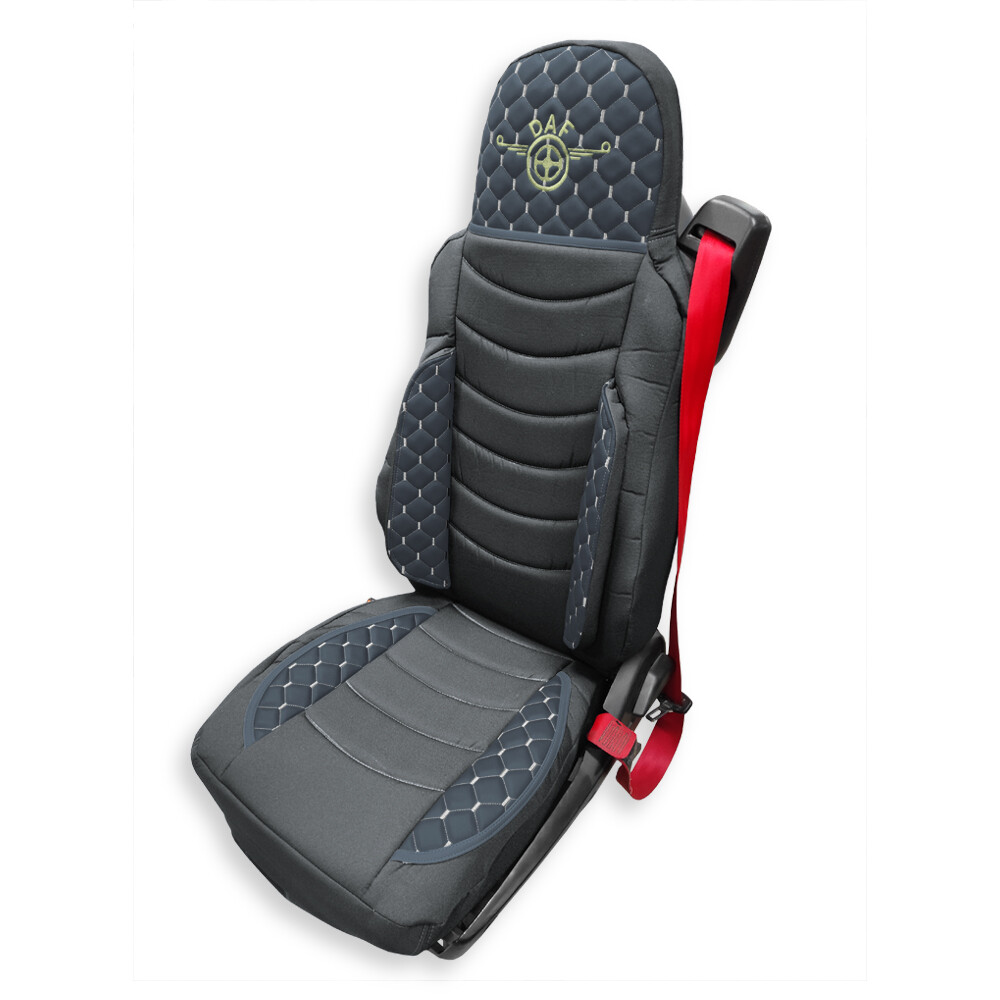 Чохол на сидіння KILIFI DAF XF95 105 CF85 75 65 LF (2002-2012) Сірий Чохол на сидіння KILIFI DAF XF95 105 CF85 75 65 LF (2002-2012) Сірий