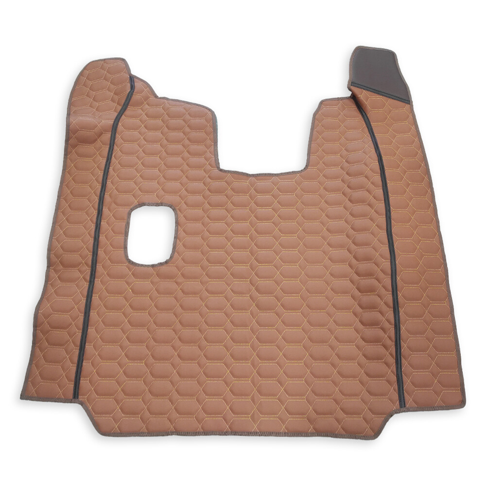 Коврик Экокожа SCANIA R 2004-2013; МКПП, коричневый, АСП