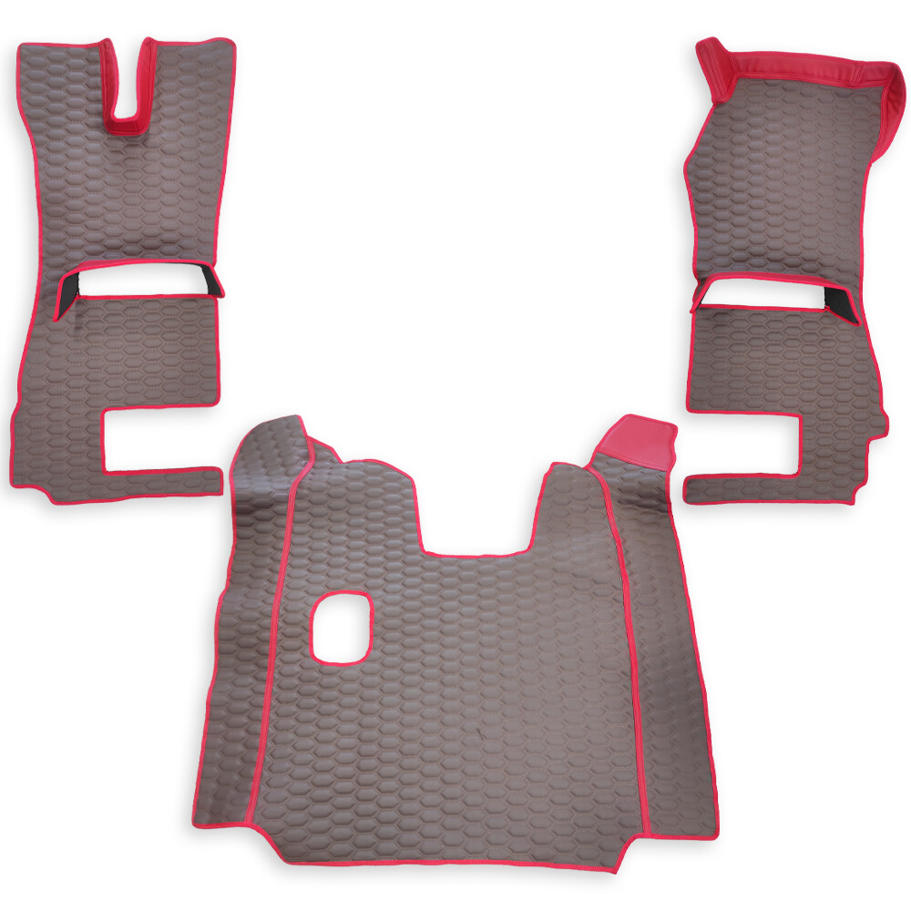 Коврик Экокожа SCANIA R 2004-2013; МКПП, коричневый, АСП