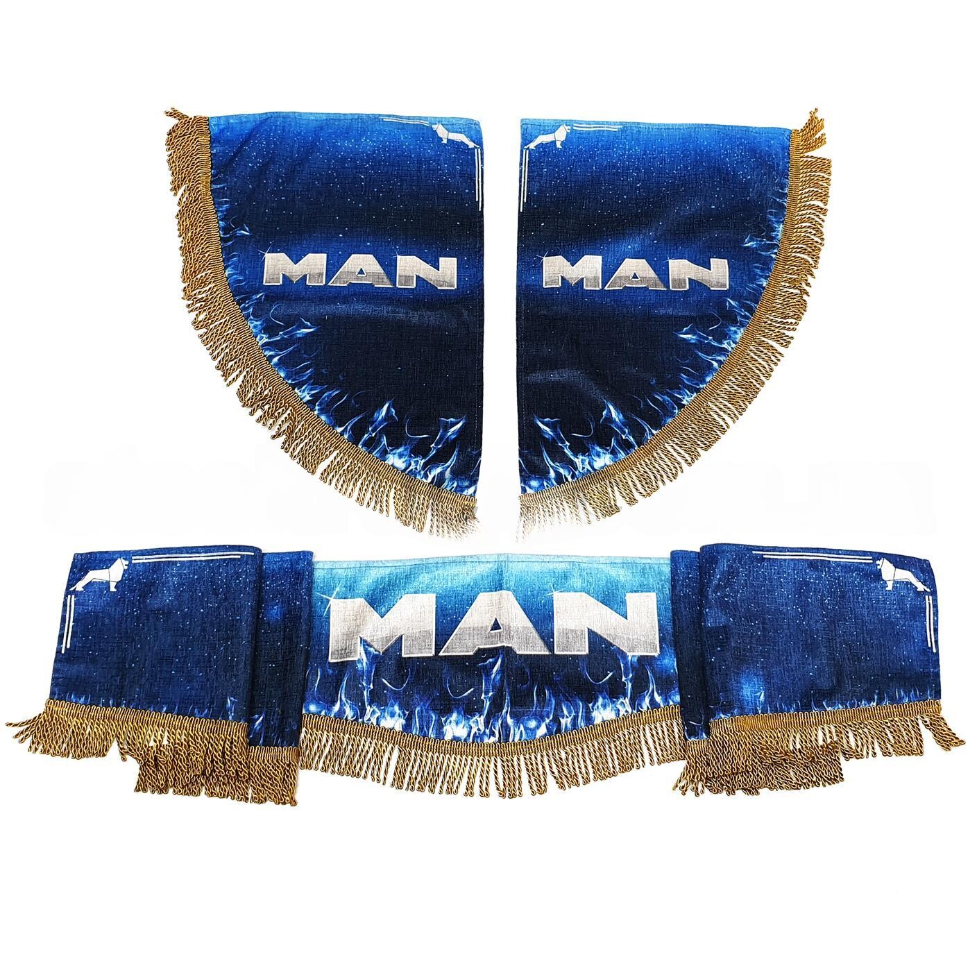 Шторка комп. MAN синя Шторка комп. MAN синя