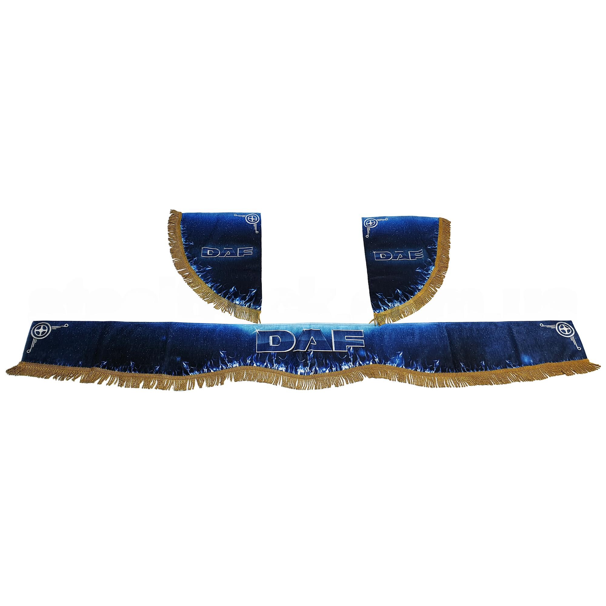 Шторка комп. DAF синя