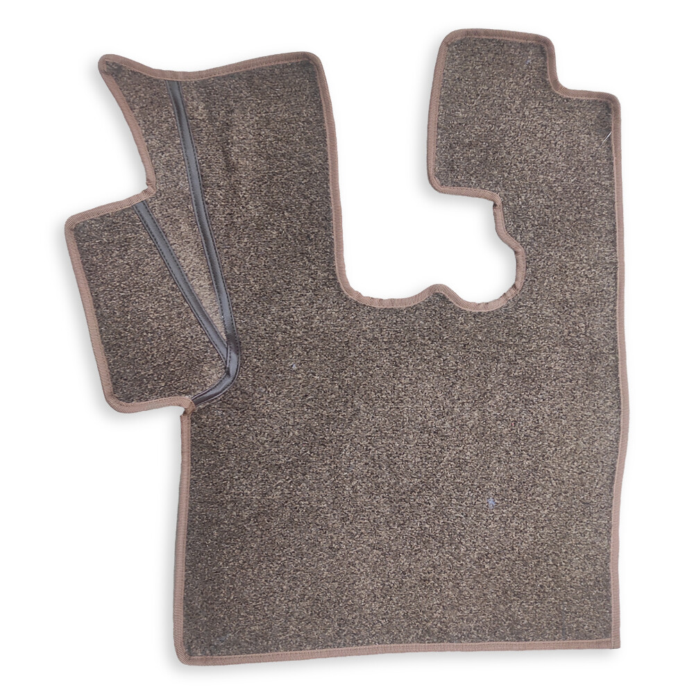 Килимок салону ковролін DAF XF 105 (водій+пасажир) коричневий