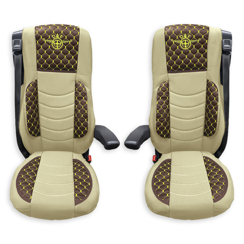 Чехол на сиденья KILIFI DAF XF105 106 XG CF85 LF (2013-2024) Коричневый