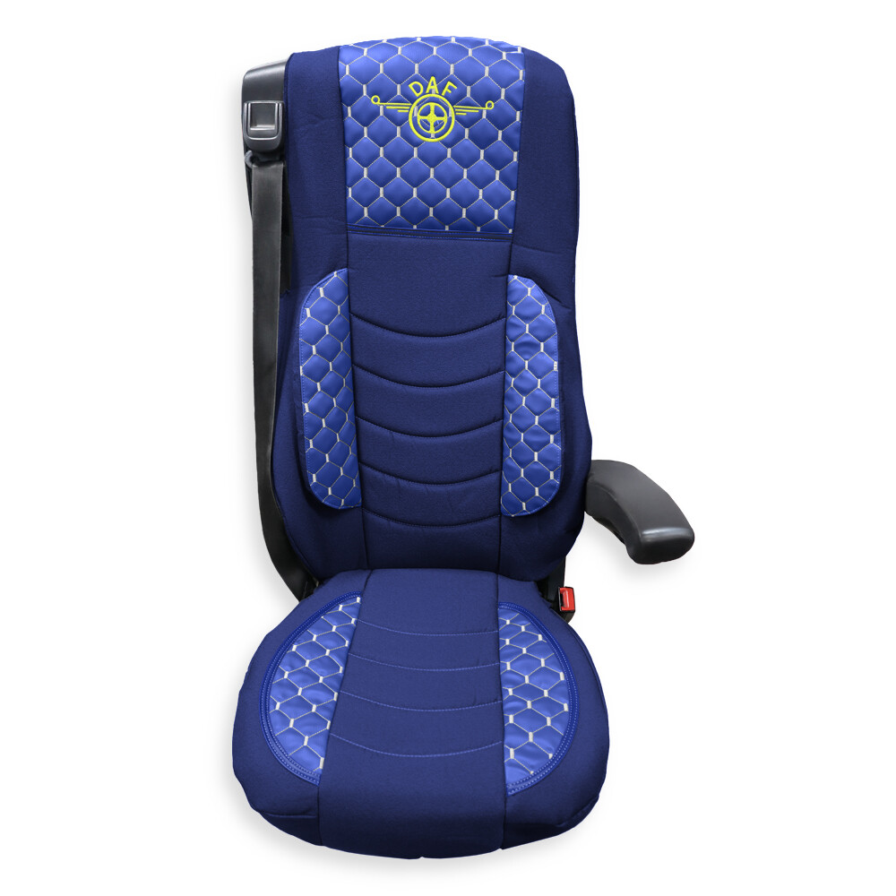 Чехол на сиденья KILIFI DAF XF105 106 XG CF85 LF (2013-2024) синий Чехол на сиденья KILIFI DAF XF105 106 XG CF85 LF (2013-2024) синий