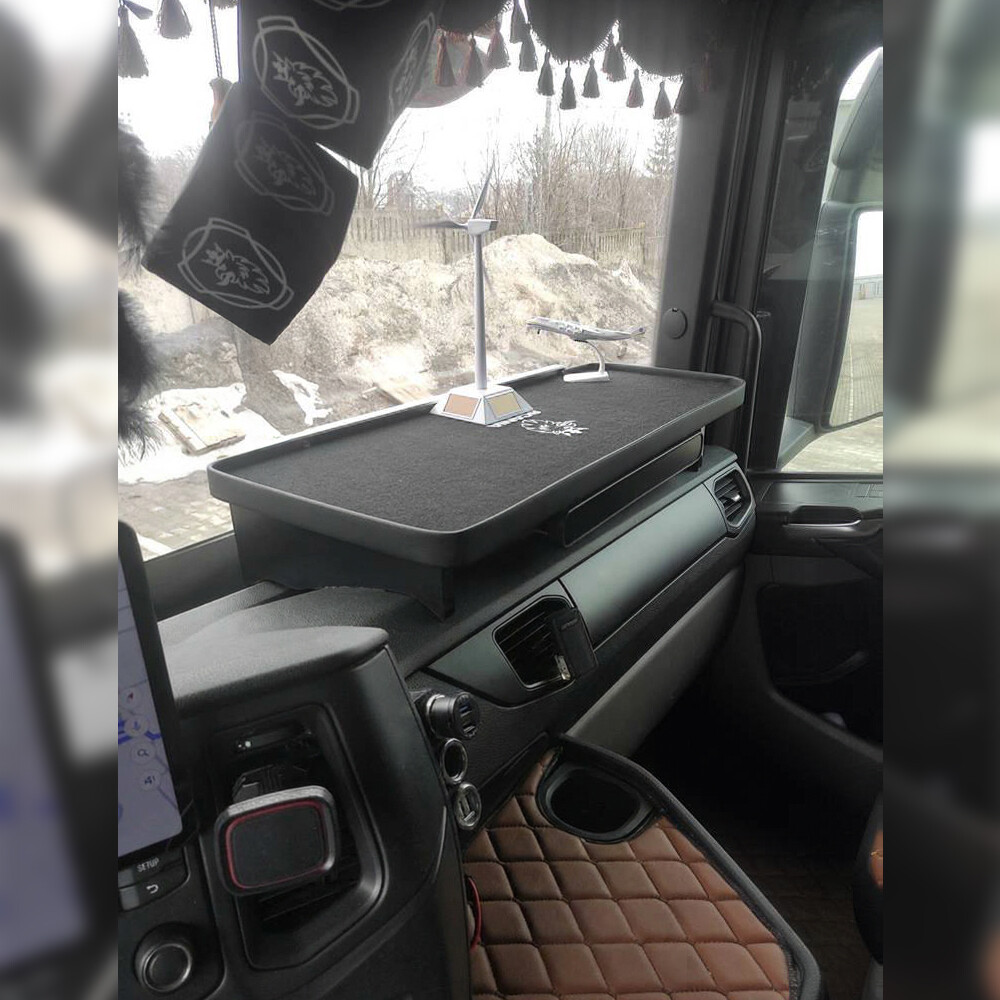 Полиця кабіни SCANIA R, S з 2017; пасажирська, з ящиком \Graphite\