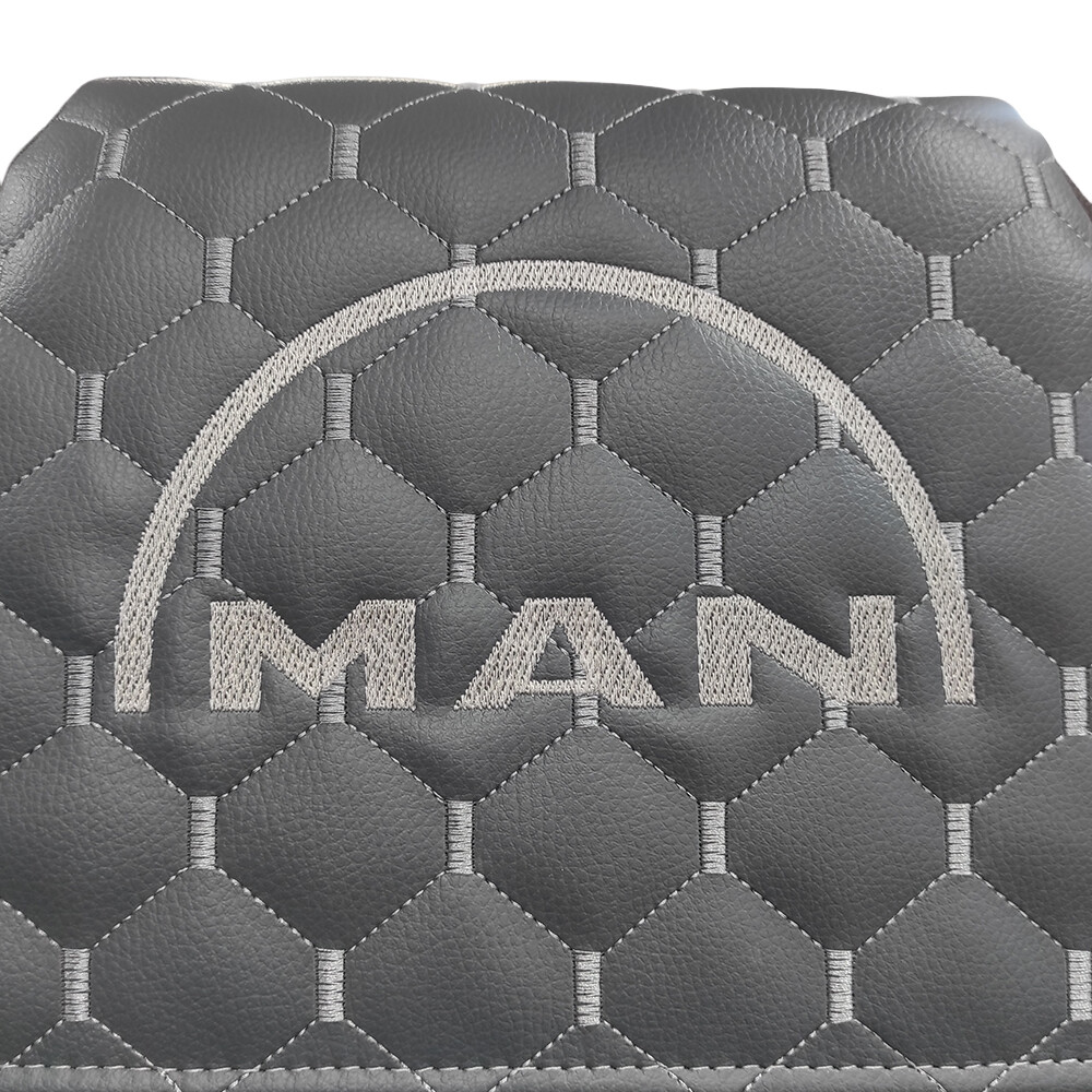 Чохол на сидіння KILIFI MAN TGX,TGA,TGL,TGM,TGS; (2007-2020) 1 ремінь, водій (Низький) пасажир (Високий) Сірий