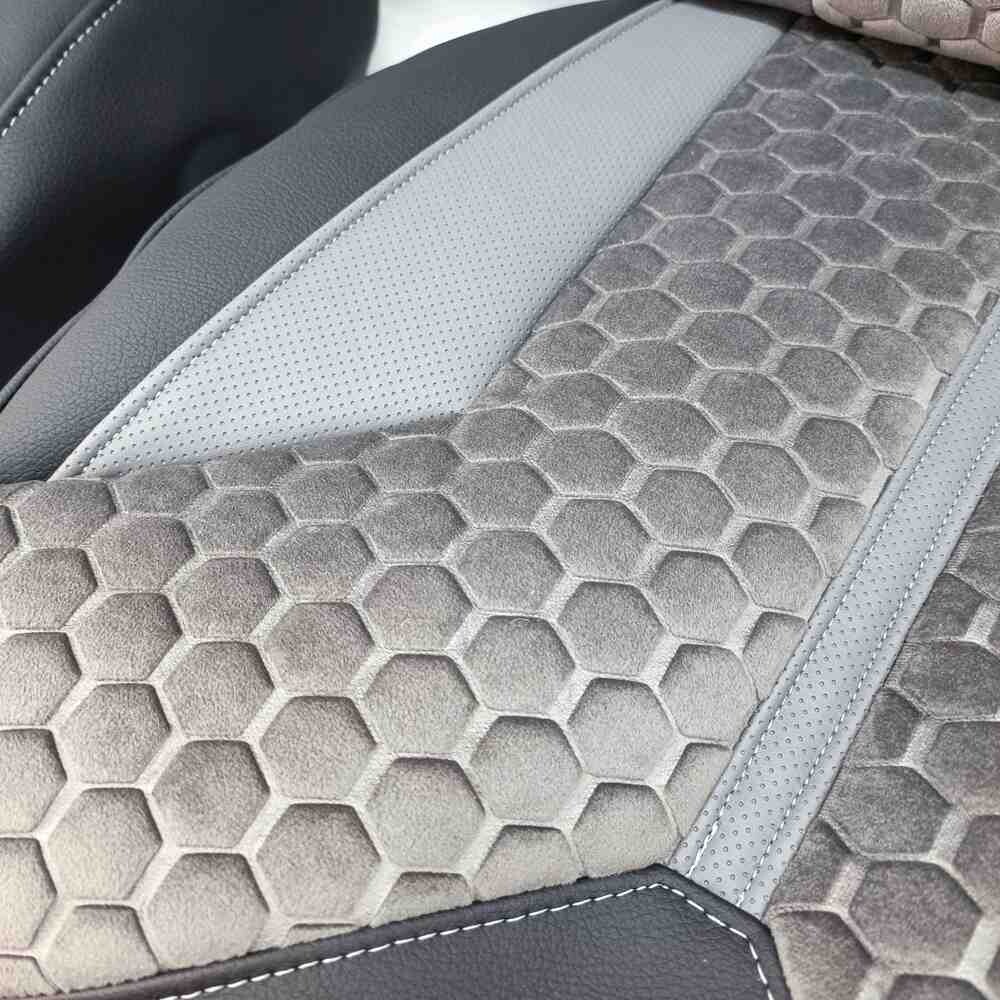 Чехол на сиденья Enterprise SCANIA R,G,P,S (2014-...) водит. монолит - пасс. складное,  серый