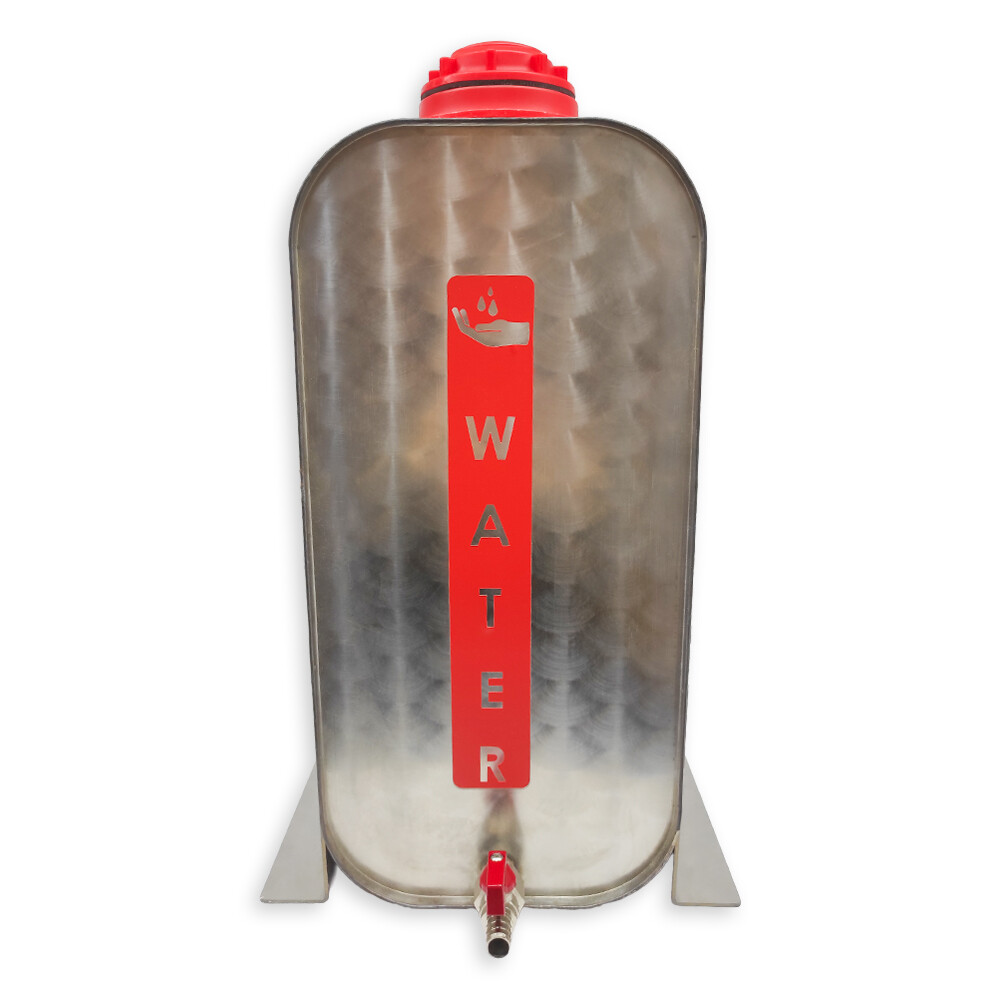 Рукомойник нержавейка 25л с дозатором и боковими опорами \Daken\ Рукомойник нержавейка 25л с дозатором и боковими опорами \Daken\