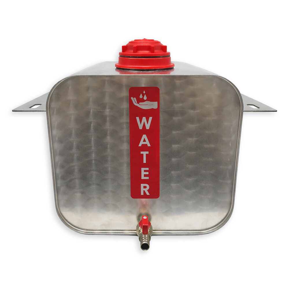 Рукомойник нержавейка 25л с дозатором и боковими опорами 280x250x370mm \Daken\ Рукомойник нержавейка 25л с дозатором и боковими опорами 280x250x370mm \Daken\