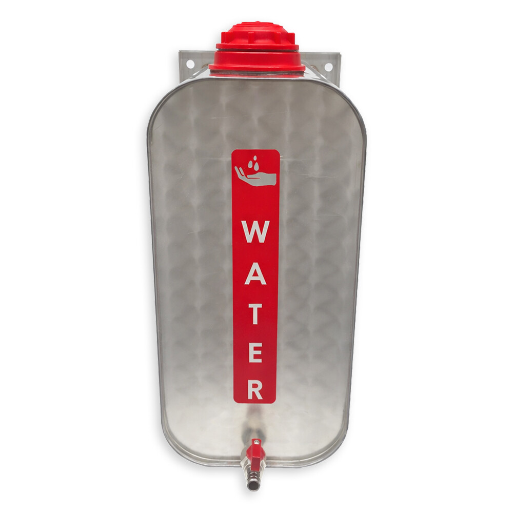 Рукомойник нержавейка 25л с дозатором и боковими опорами 170x360x410mm \Daken\ Рукомойник нержавейка 25л с дозатором и боковими опорами 170x360x410mm \Daken\