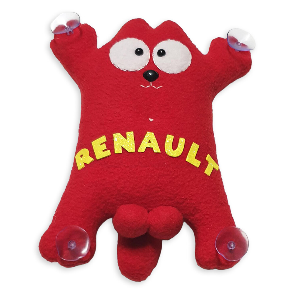 Кот игрушка RENAULT красный