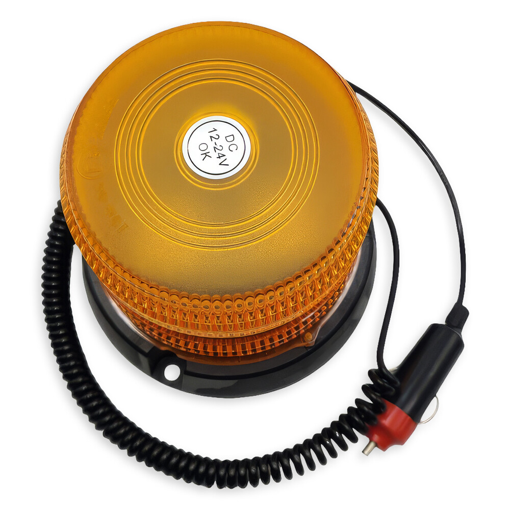 Маячок диодный желтый 12-24В с комбинированным монтажом Маячок диодный желтый 12-24В с комбинированным монтажом