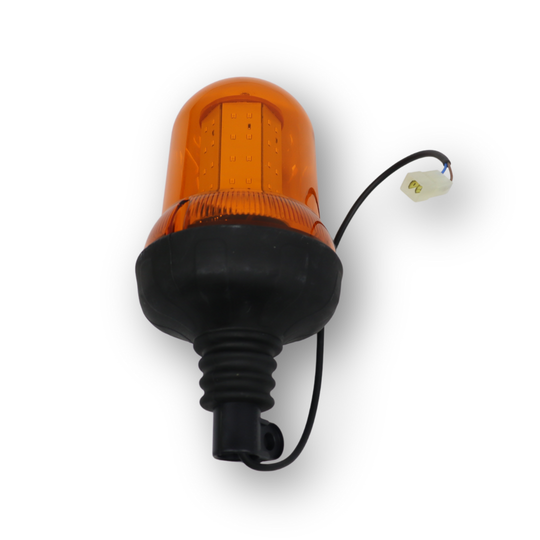 Маячок оранжевый LED 12-24V с креплением на штангу