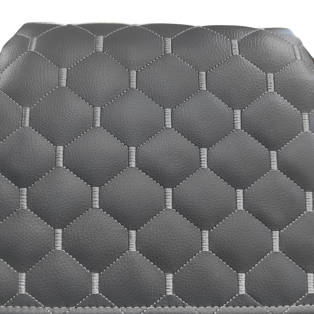 Чохол на сидіння OLD (ЕКО) MAN TGX, TGA, TGL, TGM, TGS; (2007-2020) 1 ремінь, водій (Низький) пасажир (Високий) сірий