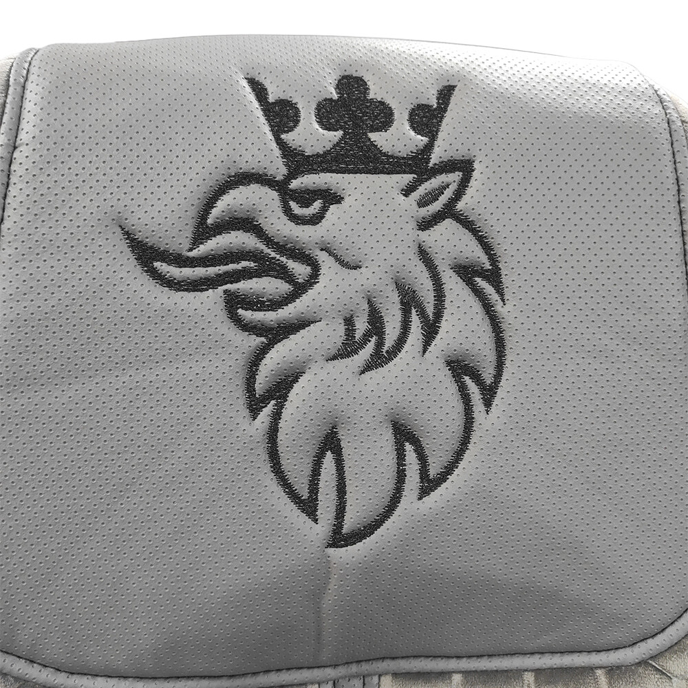 Чехол на сиденья Enterprise SCANIA R,G,P (2004-2017) водит. пилот - пасс. пилот  серый