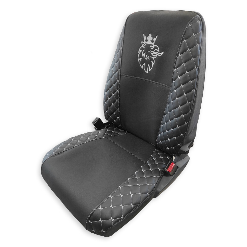 Чохол на сидіння OLD (EКO) SCANIA RGP (2004-2017) водій пілот - пас. складне чорний Чохол на сидіння OLD (EКO) SCANIA RGP (2004-2017) водій пілот - пас. складне чорний