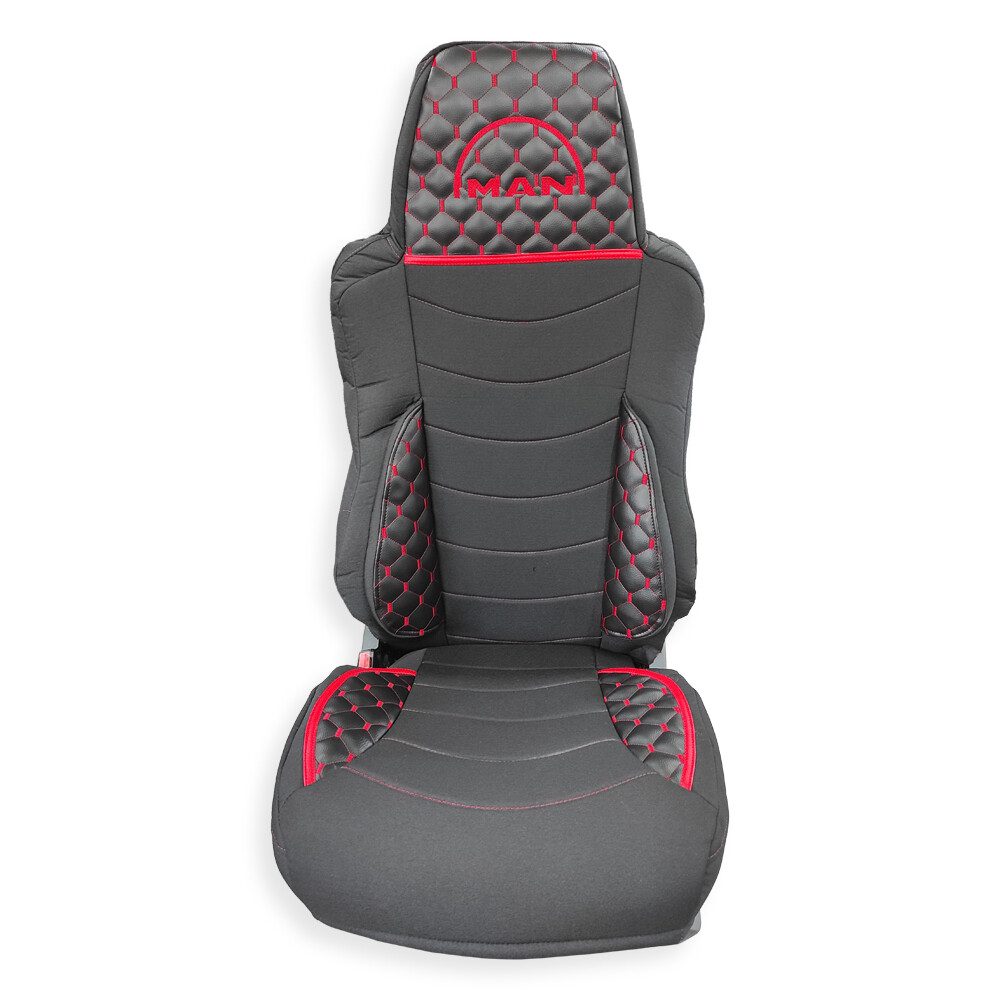 Чехол на сиденья KILIFI MAN TGX,TGA,TGL,TGM,TGS; (2005-2020) 1 ремень водитель черный