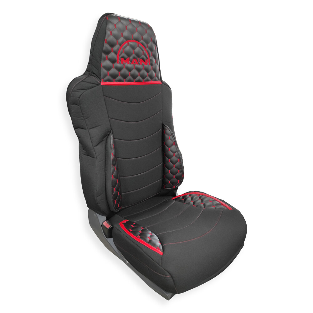 Чехол на сиденья KILIFI MAN TGX,TGA,TGL,TGM,TGS; (2005-2020) 1 ремень водитель черный