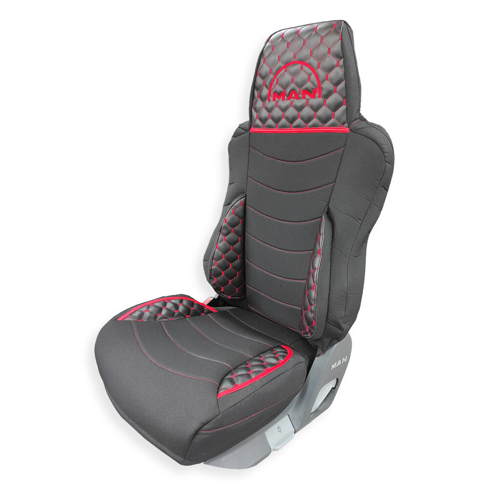 Чехол на сиденья KILIFI MAN TGX,TGA,TGL,TGM,TGS; (2005-2020) 1 ремень водитель черный