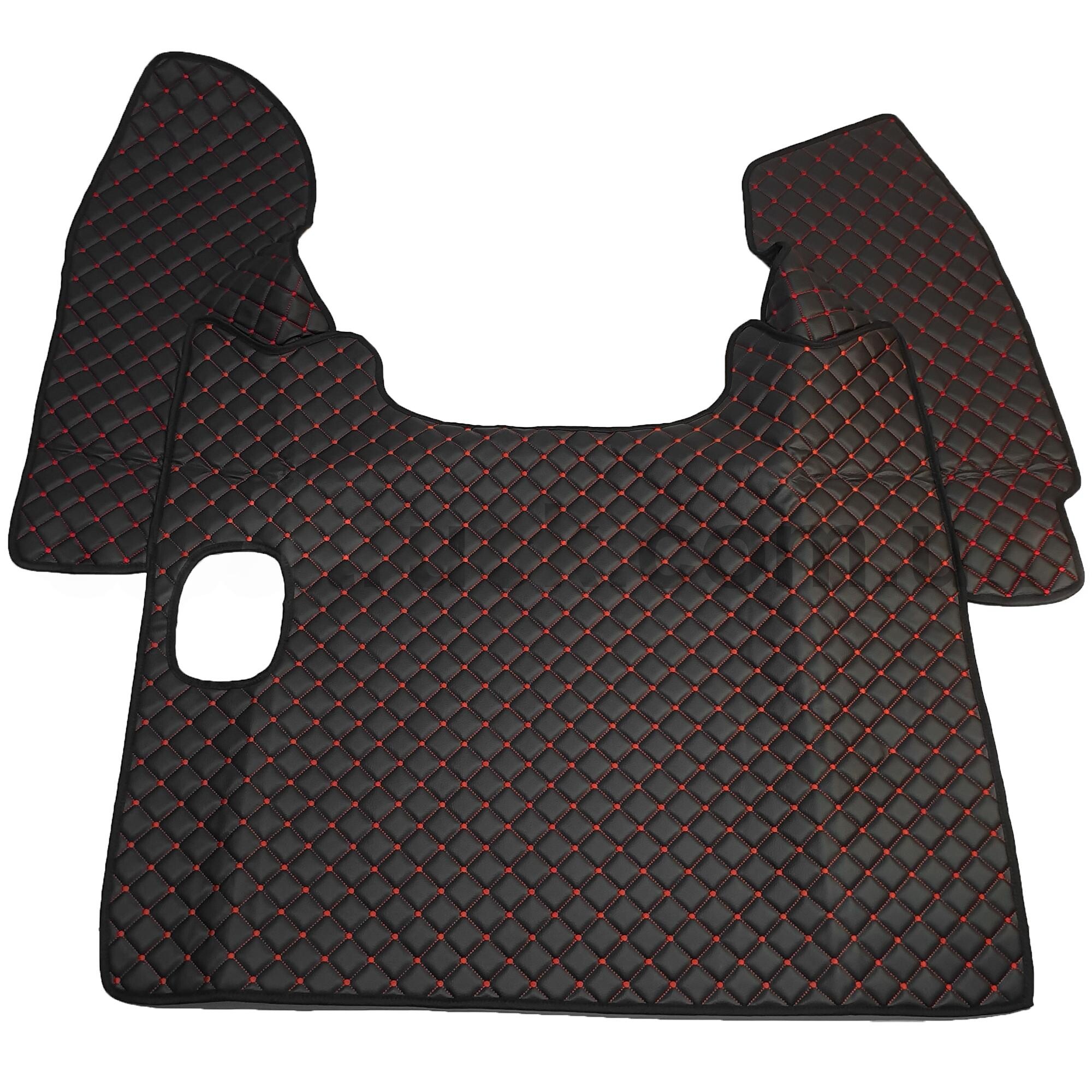 Килимок Екошкіра DAF XF105 2005-2013; АКПП, чорний, АСП Килимок Екошкіра DAF XF105 2005-2013; АКПП, чорний, АСП