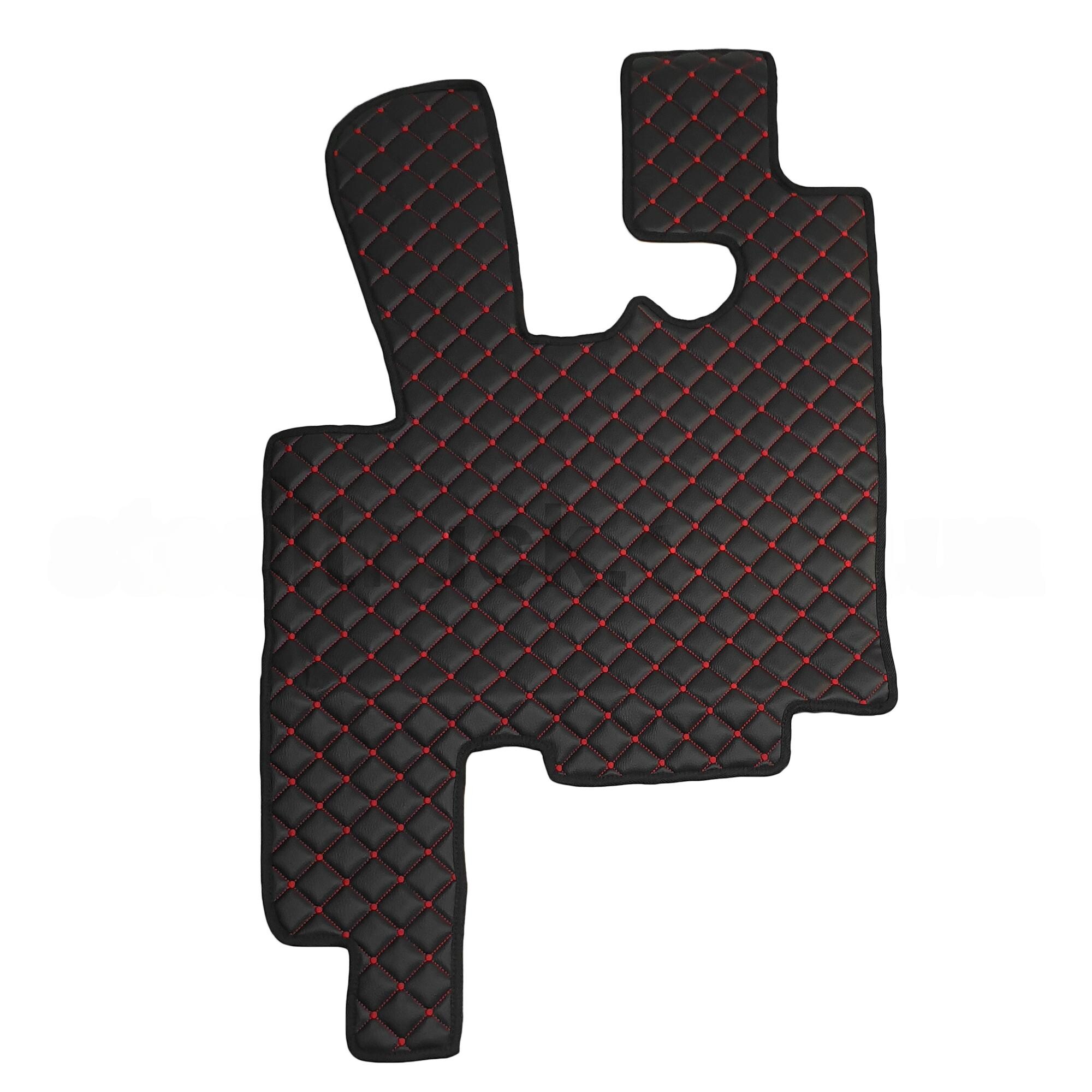 Килимок Екошкіра DAF XF105 2005-2013; АКПП, чорний, АСП Килимок Екошкіра DAF XF105 2005-2013; АКПП, чорний, АСП