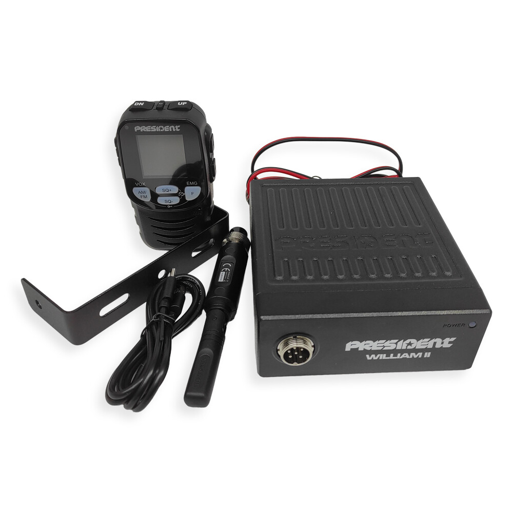 Радіостанція PRESIDENT WILLIAM II 12/24V (бездротова тангетка) Радіостанція PRESIDENT WILLIAM II 12/24V (бездротова тангетка)