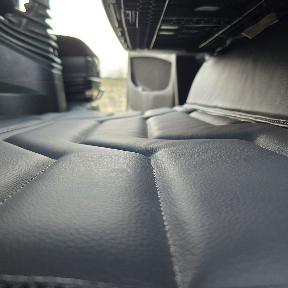 Килимок 3D Екошкіра MAN TGX 2008-2017; 1 ящ., МКПП. сірий, (Подвійний поролон)
