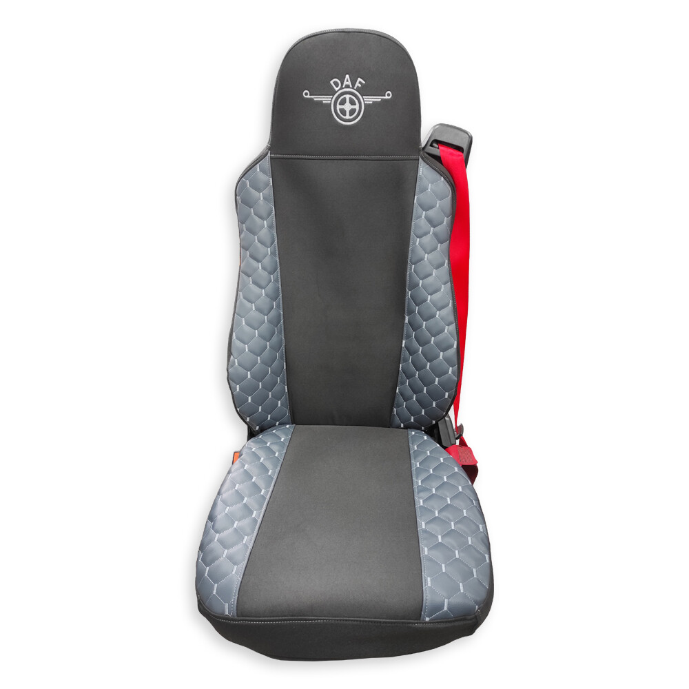 Чехол на сиденья OLD (ЕКО) DAF XF95 105 CF85 75 65 LF (2002-2012) серый