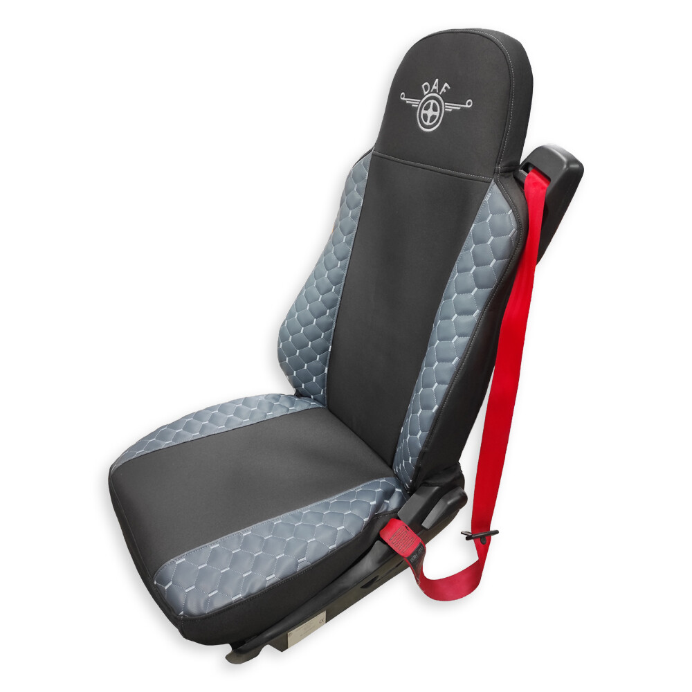 Чехол на сиденья OLD (ЕКО) DAF XF95 105 CF85 75 65 LF (2002-2012) серый