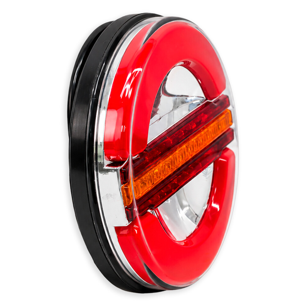 Фонарь задний neon-led 3 функции бегущий указ. пов. Ø 140 мм \ ZERTECH\ Фонарь задний neon-led 3 функции бегущий указ. пов. Ø 140 мм \ ZERTECH\