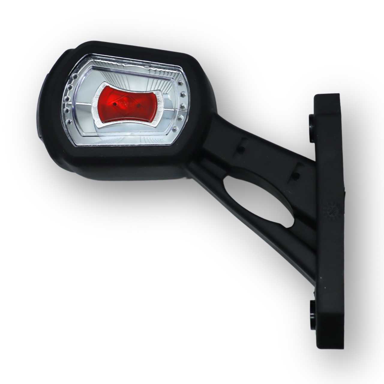 Фонарь габаритный рог LED 12-24 V трехцветный \HORPOL\ лев. Фонарь габаритный рог LED 12-24 V трехцветный \HORPOL\ лев.