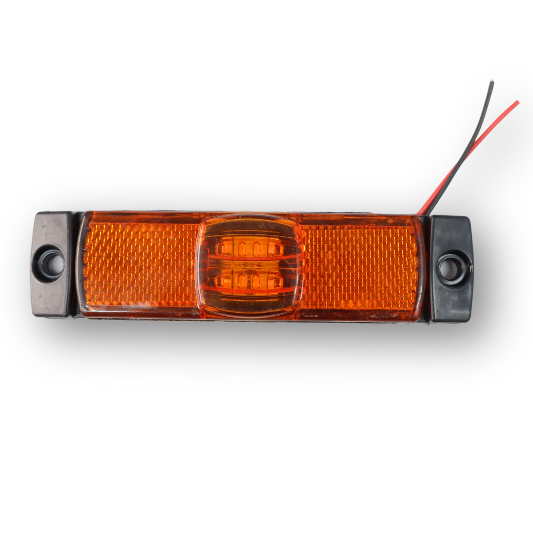 Фонарь габаритный диодный желтый LED 12-24 V