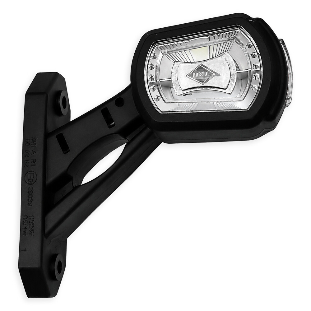 Ліхтар габаритний ріг LED 12-24 V триколірний Horpol Лів. Ліхтар габаритний ріг LED 12-24 V триколірний Horpol Лів.