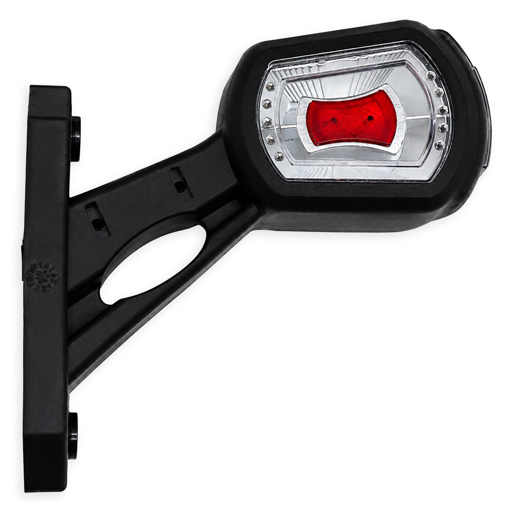 Фонарь габаритный рог LED 12-24 V трехцветный \HORPOL\ прав. Фонарь габаритный рог LED 12-24 V трехцветный \HORPOL\ прав.