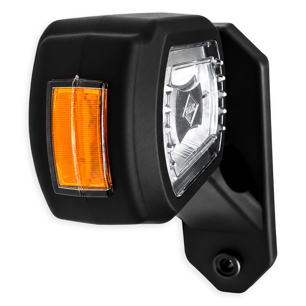 Фонарь габаритный рог LED 12-24 V трехцветный \HORPOL\ прав. Фонарь габаритный рог LED 12-24 V трехцветный \HORPOL\ прав.