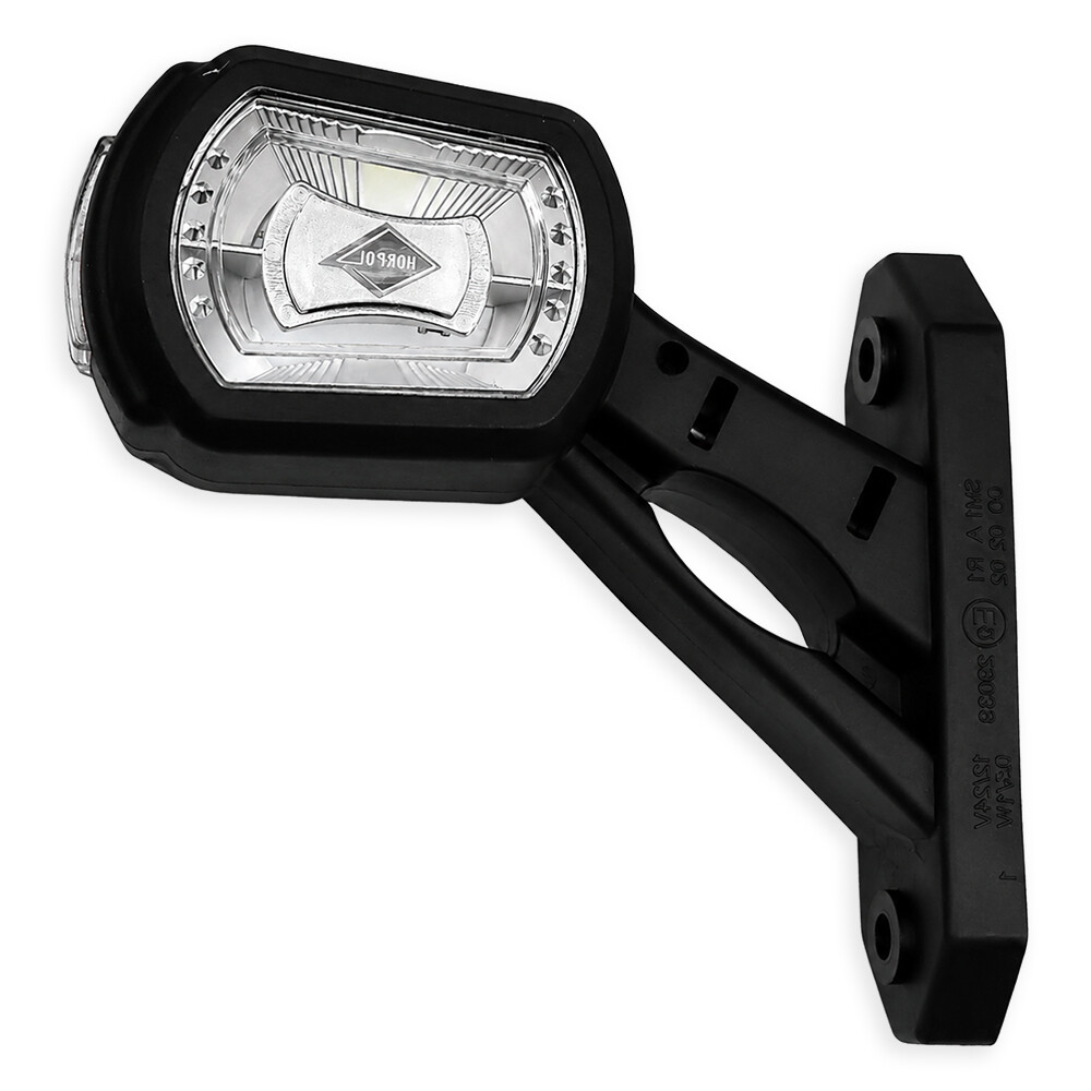 Фонарь габаритный рог LED 12-24 V трехцветный \HORPOL\ прав. Фонарь габаритный рог LED 12-24 V трехцветный \HORPOL\ прав.