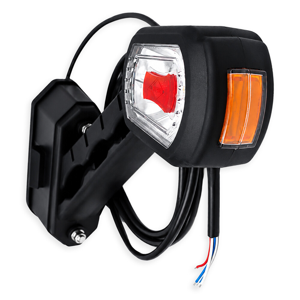 Ліхтар габаритний ріг LED 12-24 V триколірний 17см (з модулем датчика заднього ходу) \ HORPOL \ прав. Ліхтар габаритний ріг LED 12-24 V триколірний 17см (з модулем датчика заднього ходу) \ HORPOL \ прав.