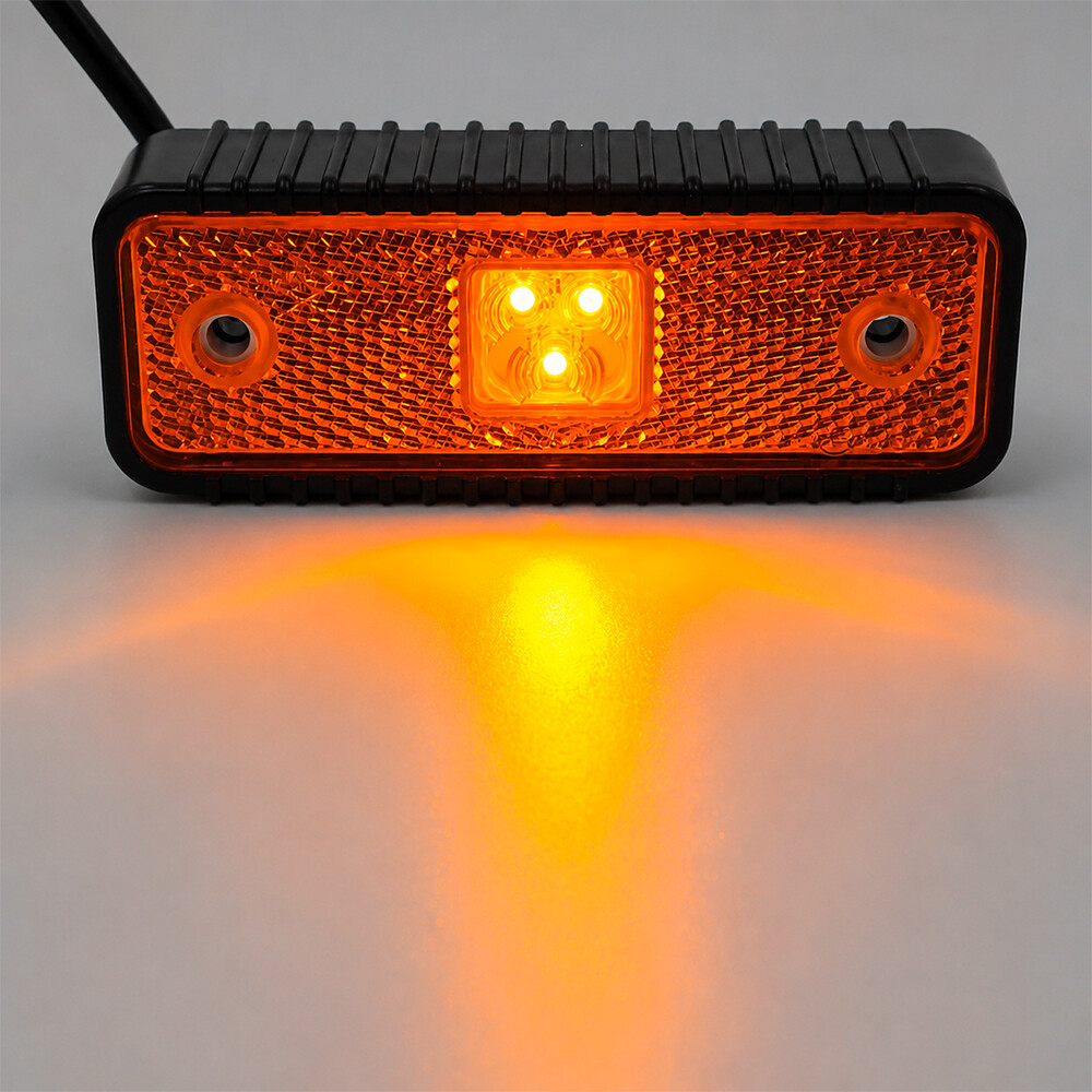 Фонарь габаритный LED желтый HORPOL (103x38) Фонарь габаритный LED желтый HORPOL (103x38)