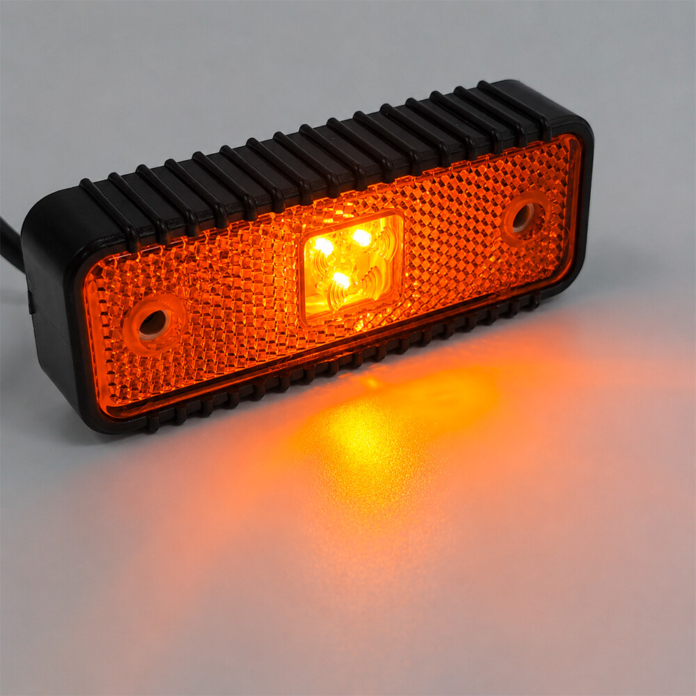Фонарь габаритный LED желтый HORPOL (103x38) Фонарь габаритный LED желтый HORPOL (103x38)