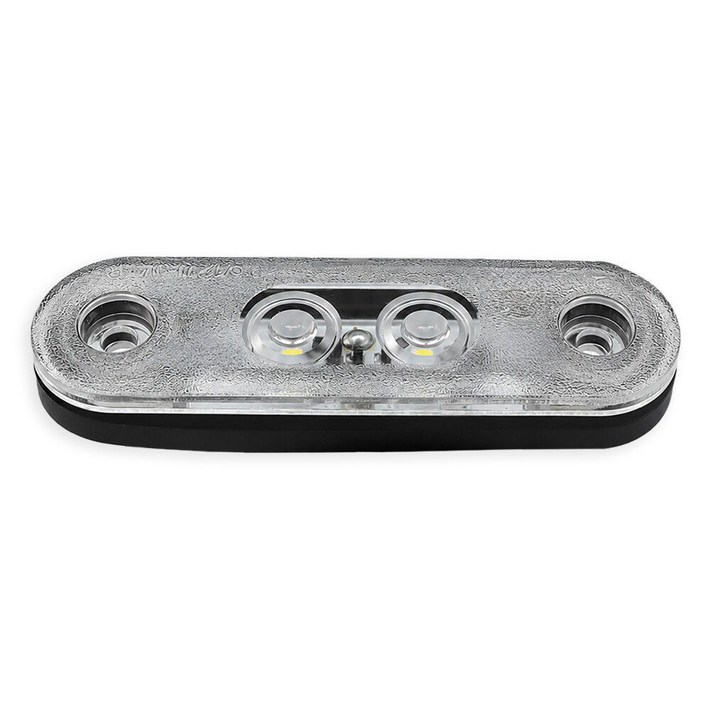 Габаритний ліхтар передній LED білий 12/24V 80*30 HORPOL