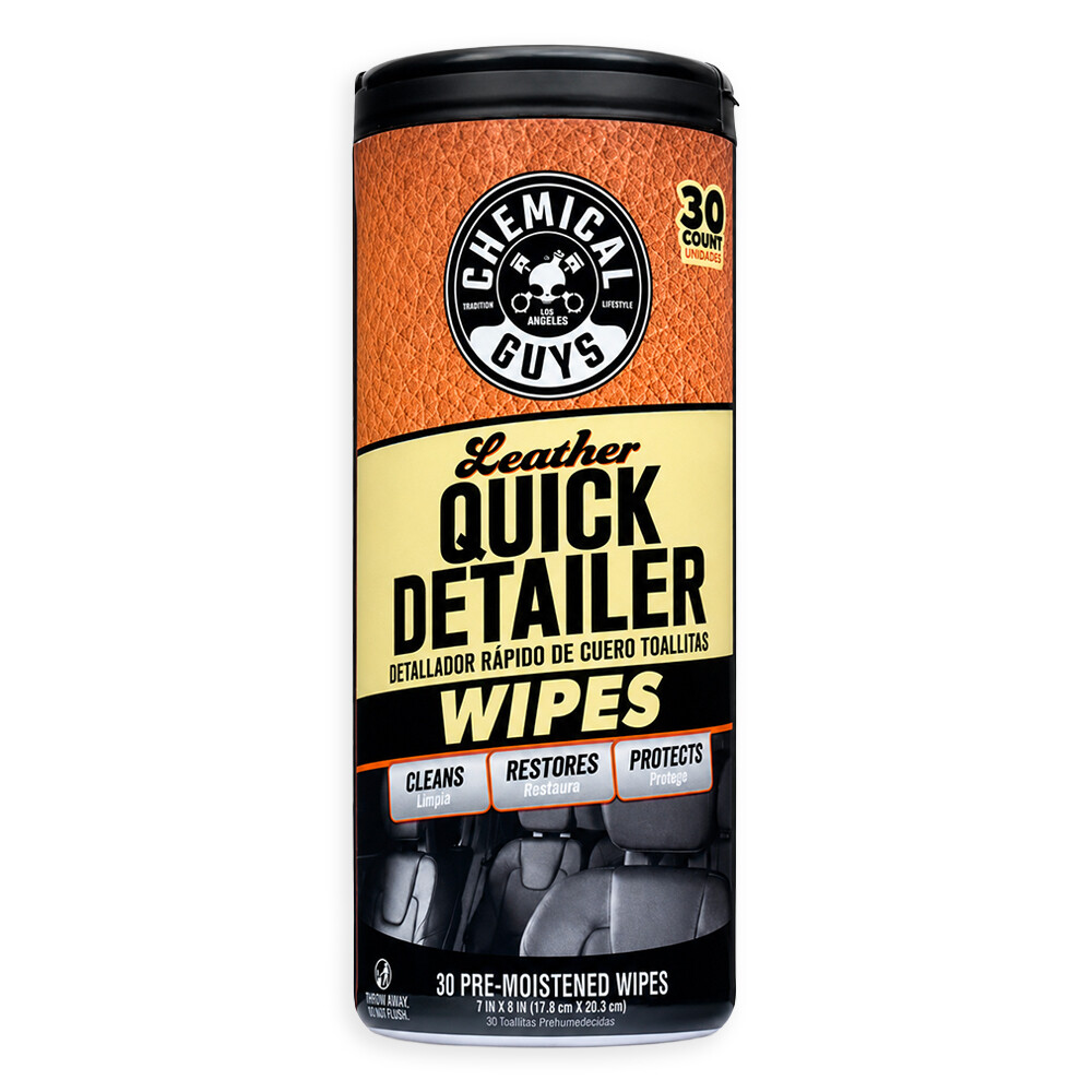 Серветки для догляду за шкірою Leather Quick Detailer (у тубусі) 30 шт Серветки для догляду за шкірою Leather Quick Detailer (у тубусі) 30 шт