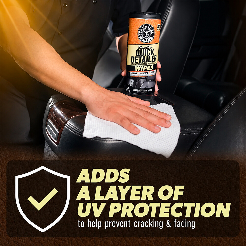 Серветки для догляду за шкірою Leather Quick Detailer (у тубусі) 30 шт Серветки для догляду за шкірою Leather Quick Detailer (у тубусі) 30 шт