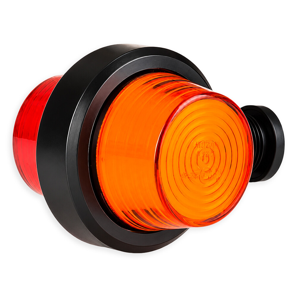 Фонарь габаритный рог NEON желто-красный107мм 12/24V HORPOL Фонарь габаритный рог NEON желто-красный107мм 12/24V HORPOL