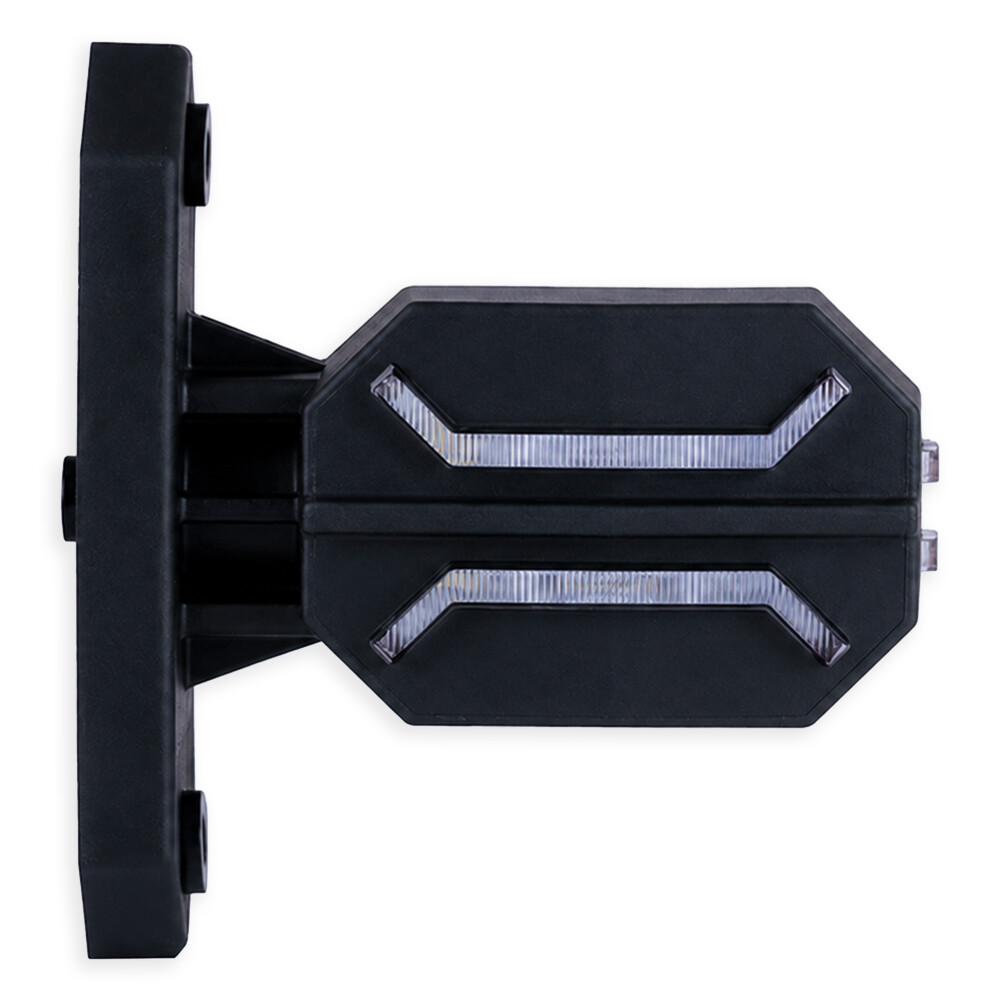 Фонарь габаритный рог LED 12-24 V трехцветный \ Dragon \HORPOL\ Фонарь габаритный рог LED 12-24 V трехцветный \ Dragon \HORPOL\