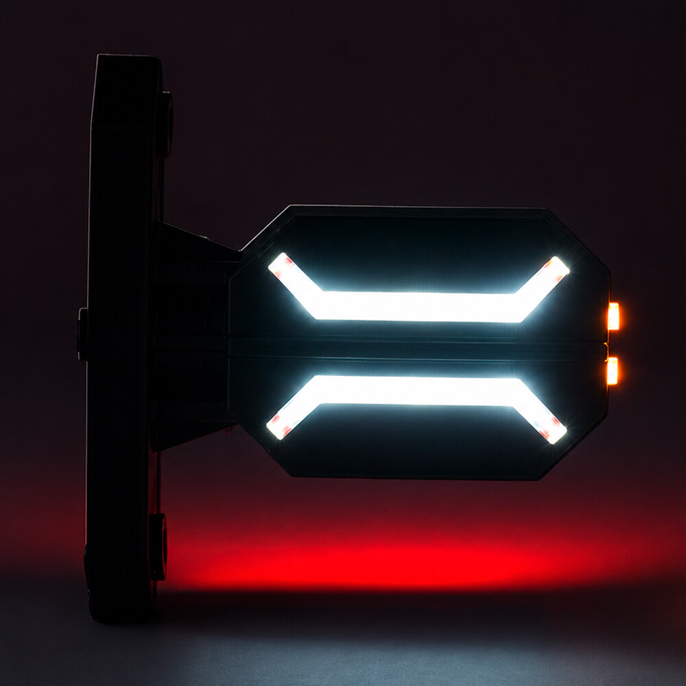 Фонарь габаритный рог LED 12-24 V трехцветный \ Dragon \HORPOL\ Фонарь габаритный рог LED 12-24 V трехцветный \ Dragon \HORPOL\