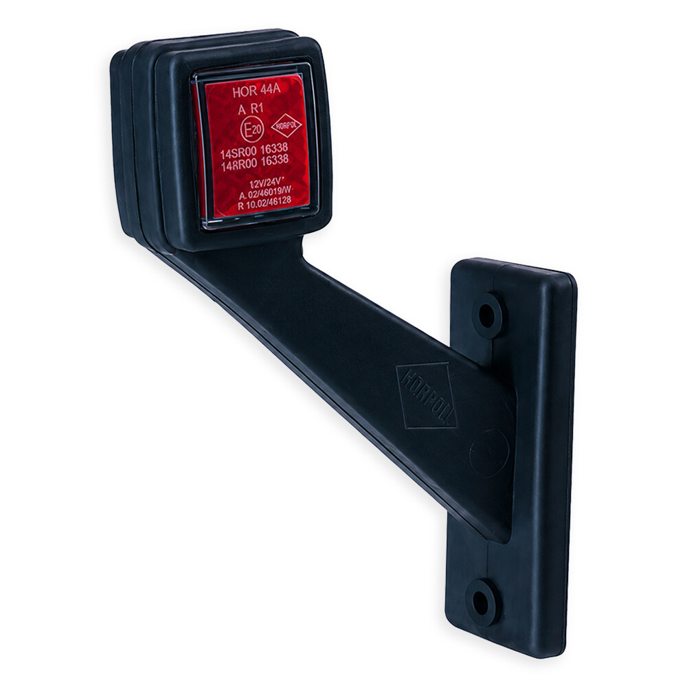 Ліхтар габаритний ріг NEON, 12-24V, 110*160; лівий,HORPOL