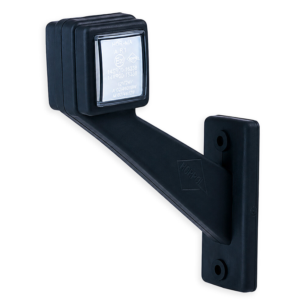 Ліхтар габаритний ріг NEON, 12-24V, 110*160; лівий,HORPOL
