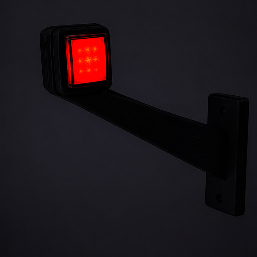 Ліхтар габаритний ріг NEON, 12-24V, 170*160; лівий, HORPOL