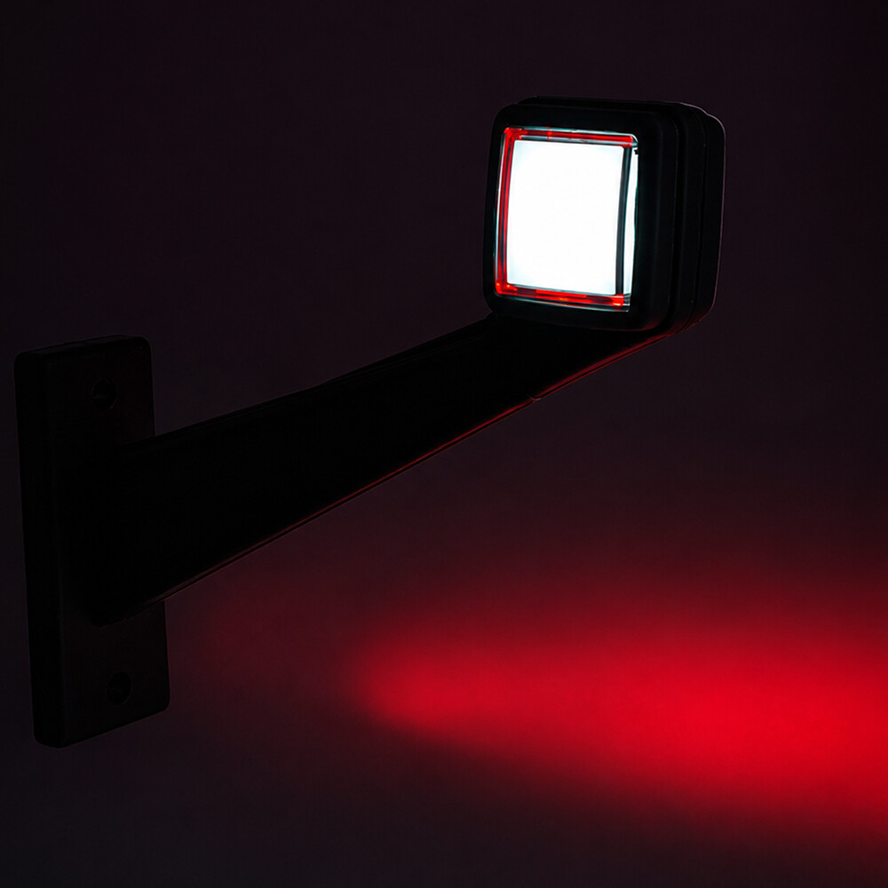 Ліхтар габаритний ріг NEON, 12-24V, 170*160; лівий, HORPOL