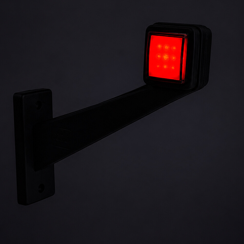 Ліхтар габаритний ріг NEON, 12-24V, 170*160; правий, HORPOL